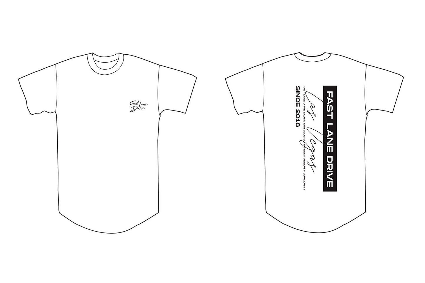 Fast Lane Drive Chapters Shirt Las Vegas