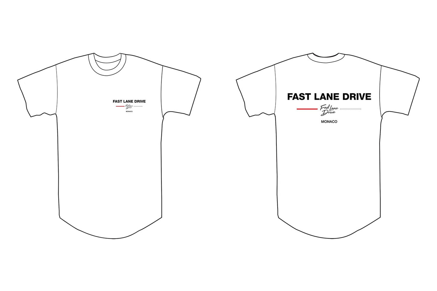 Fast Lane Drive Chapters Men's T-Shirt Monaco