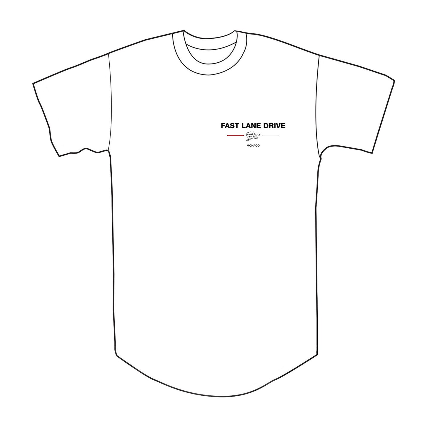 Fast Lane Drive Chapters Men's T-Shirt Monaco
