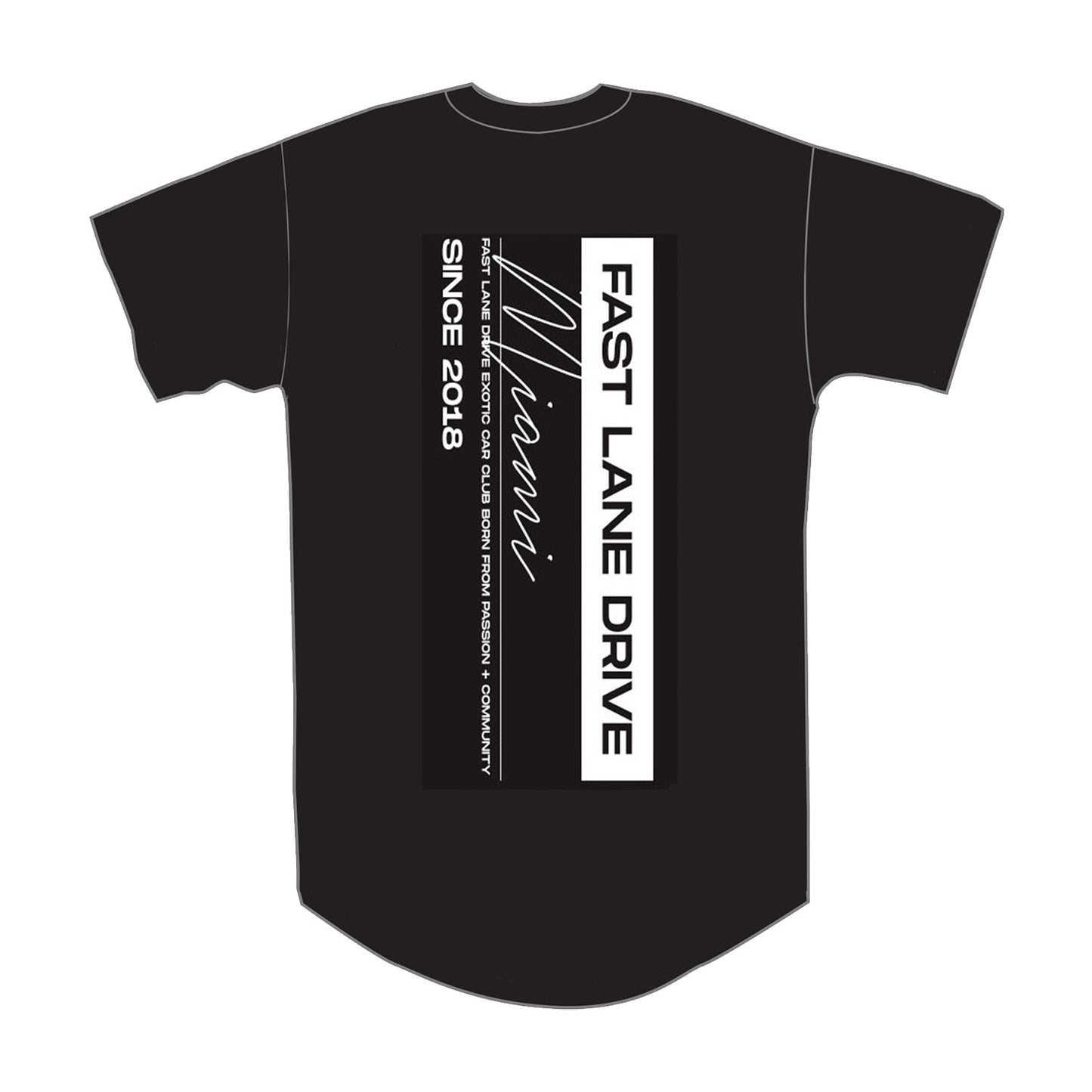 Fast Lane Drive Chapters Shirt Miami