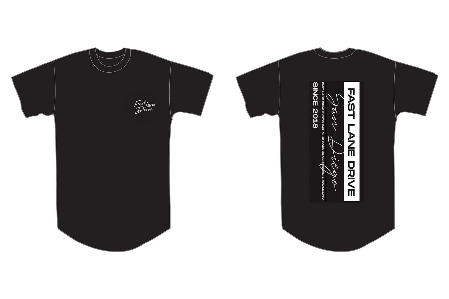 Fast Lane Drive Chapters Shirt San Diego