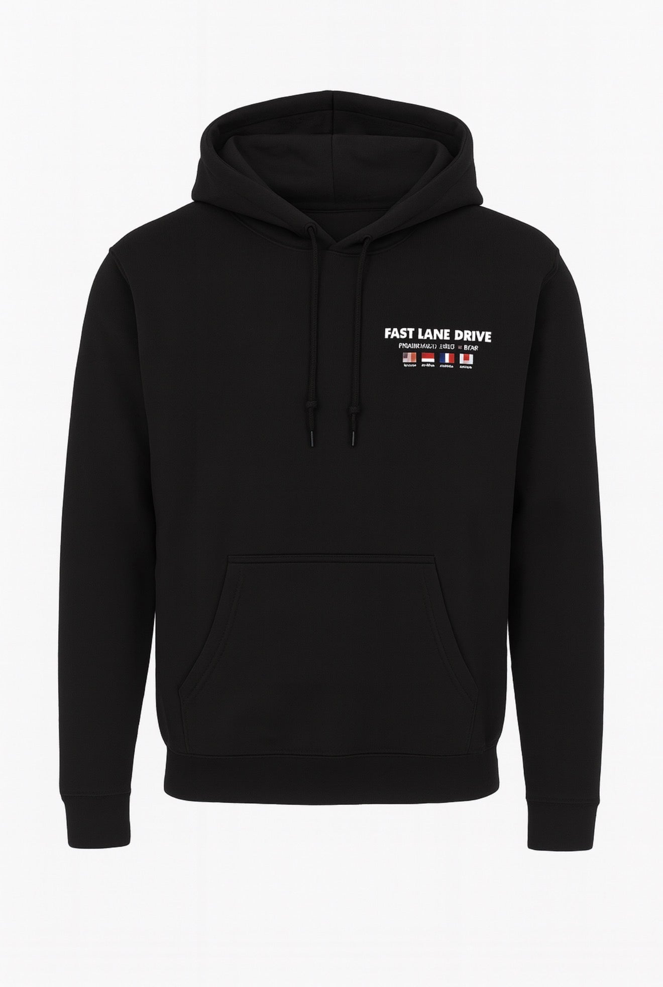 Fast Lane Hoodie Flags