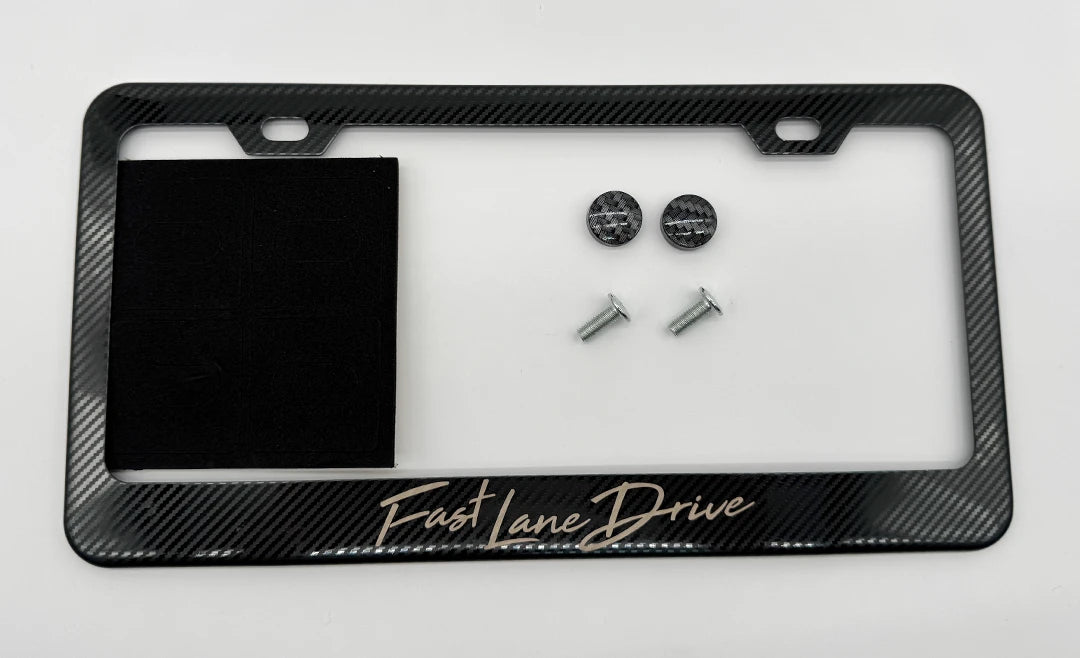 Carbon Fiber License Plate Frame