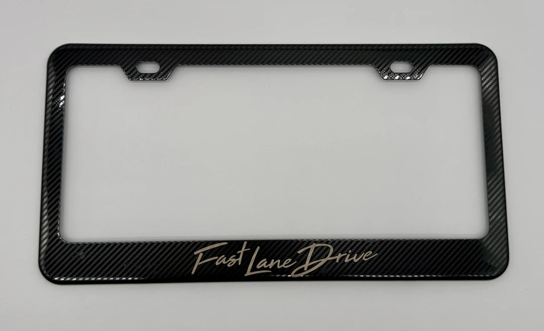 Carbon Fiber License Plate Frame