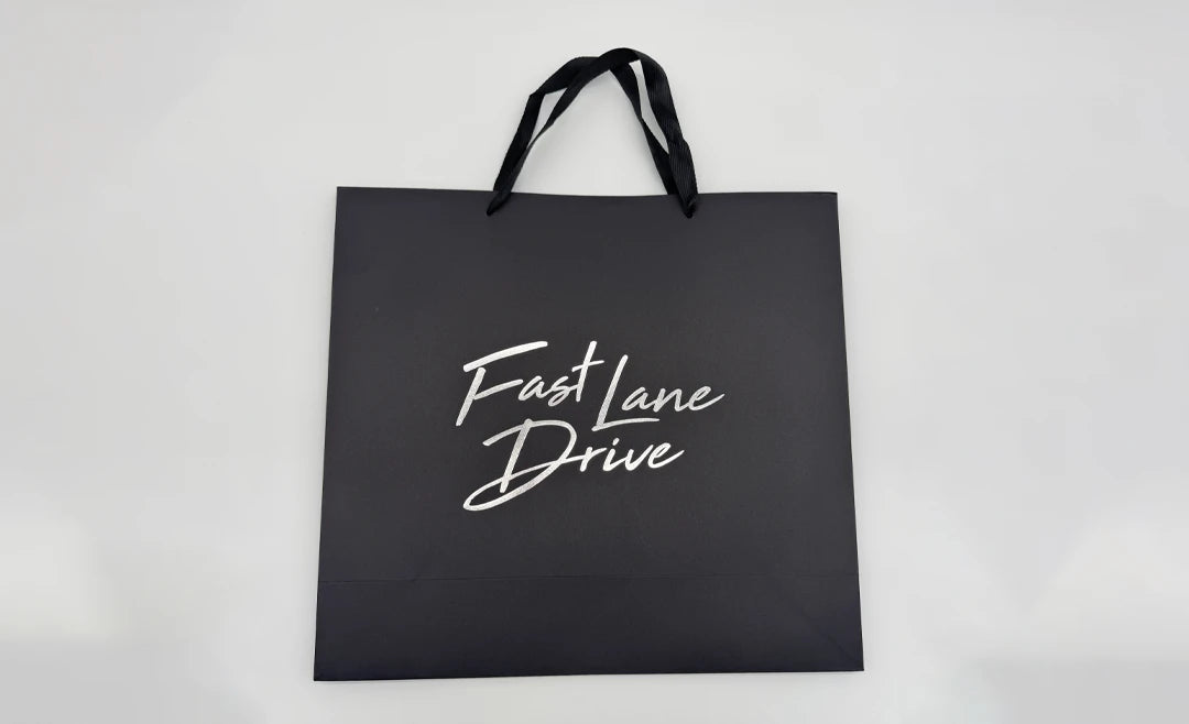 Luxury Black Paper Gift Bag (Case of 25)