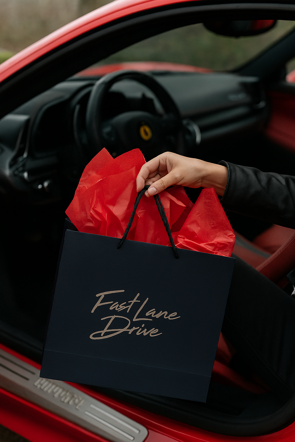Luxury Black Paper Gift Bag (Wholesale)