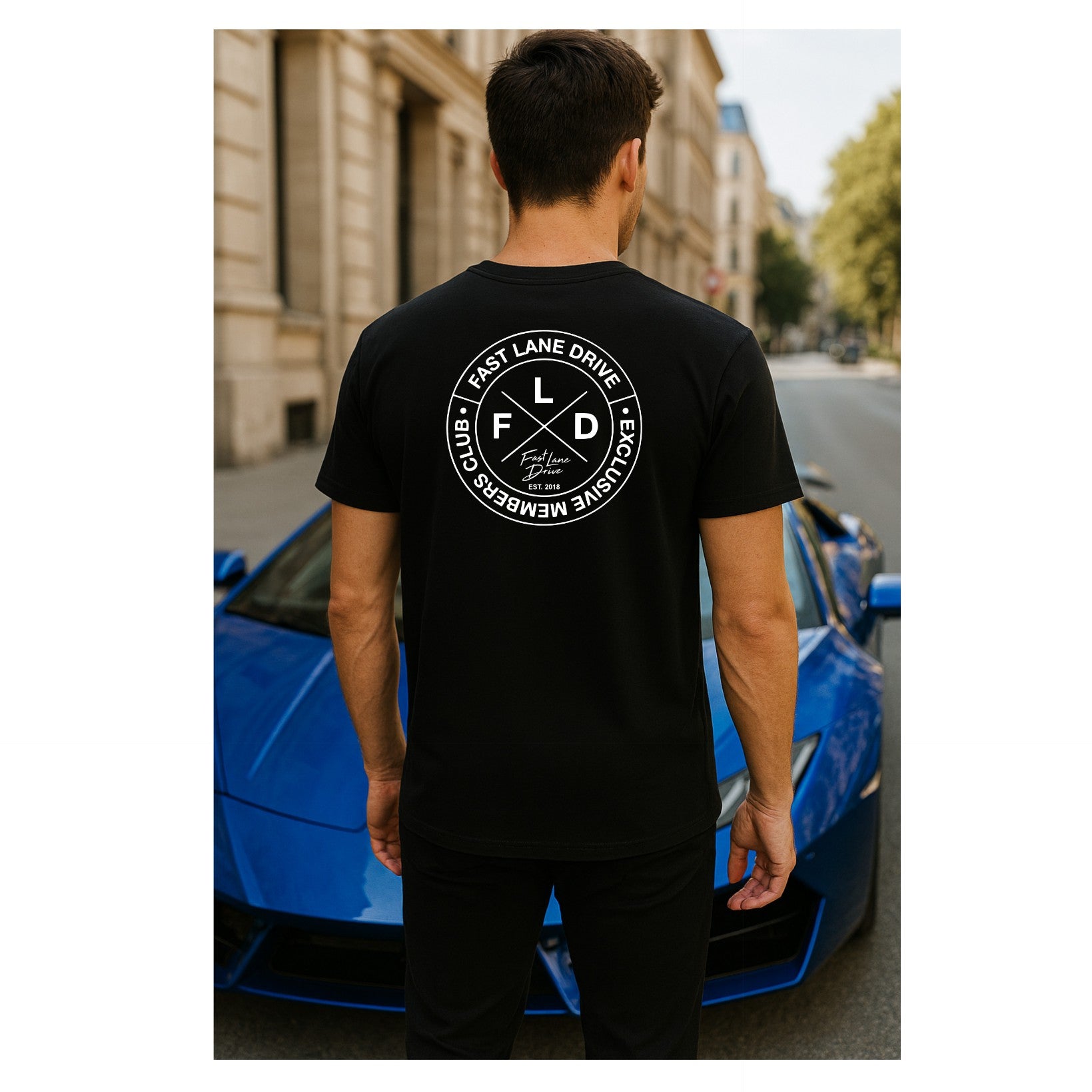 Fast Lane Drive Men's T-Shirt Exclusive Member Club (Case of 25)