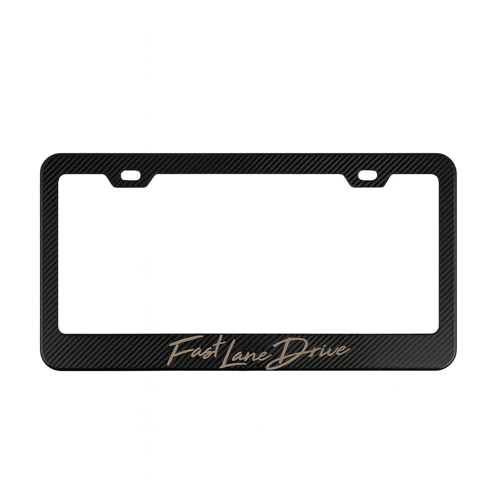 Fast Lane Drive License Plate