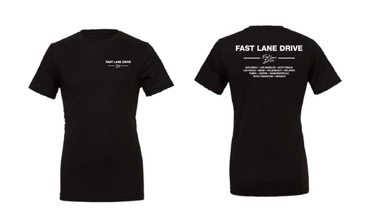 Fast Lane Drive Men's T-Shirt All-Cities Black