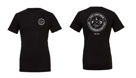 Fast Lane Drive Men's T-Shirt Exclusive Member Club Black