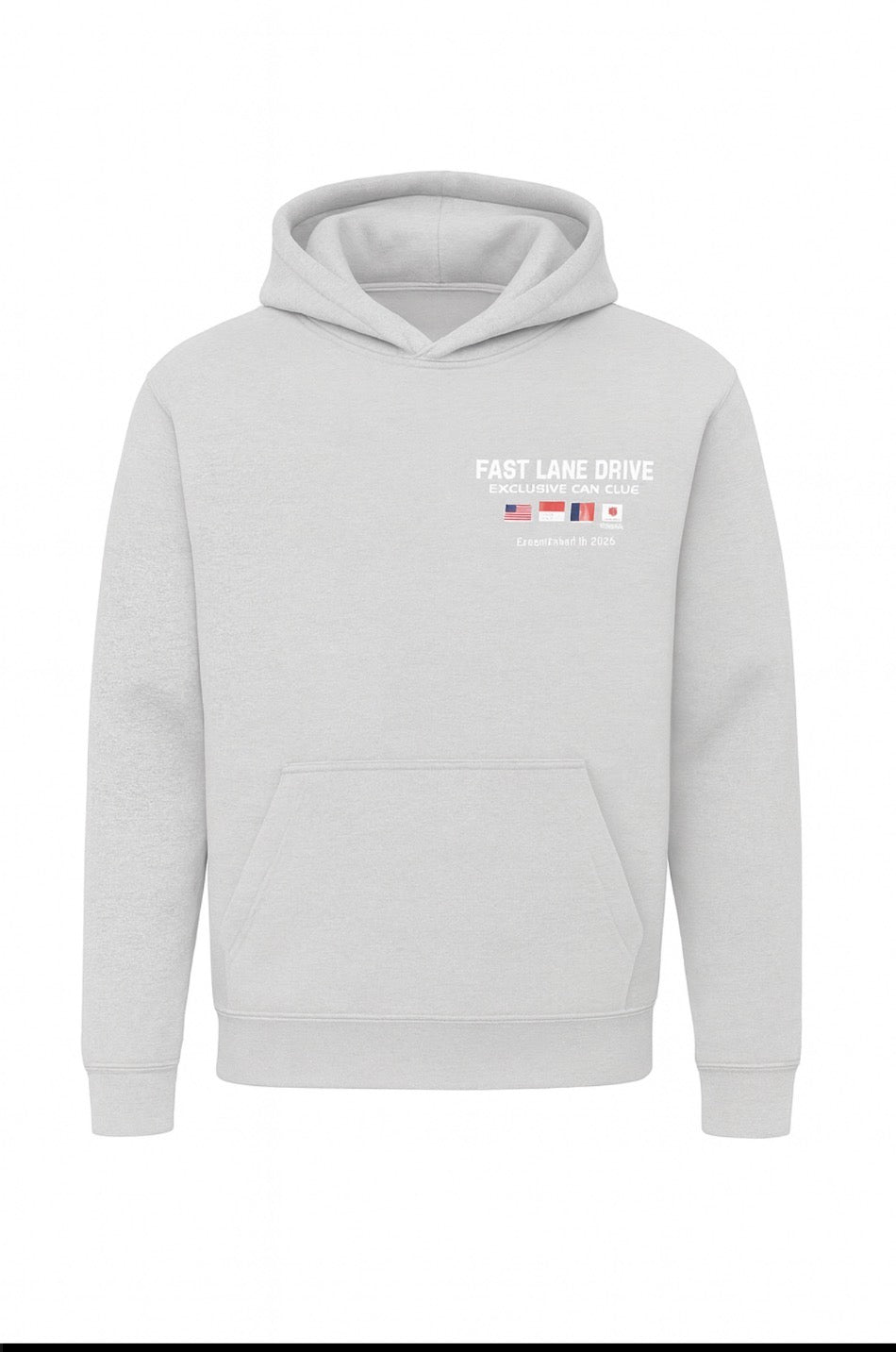Fast Lane Hoodie Flags