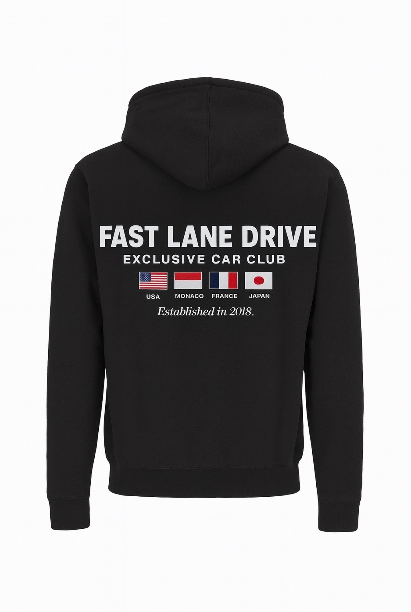 Fast Lane Hoodie Flags