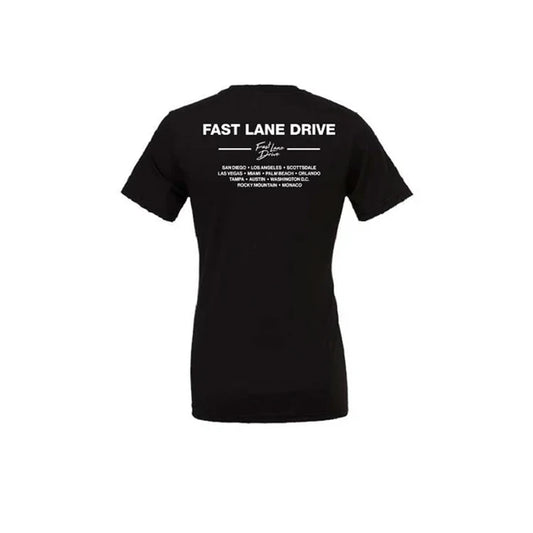 Fast Lane Drive Men's T-Shirt All-Cities Black