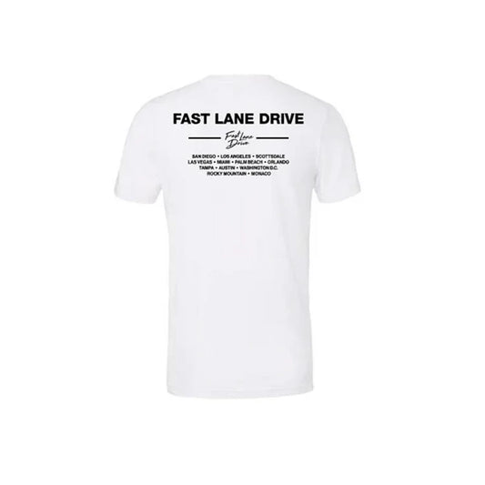 Fast Lane Drive Men's T-Shirt All-Cities White