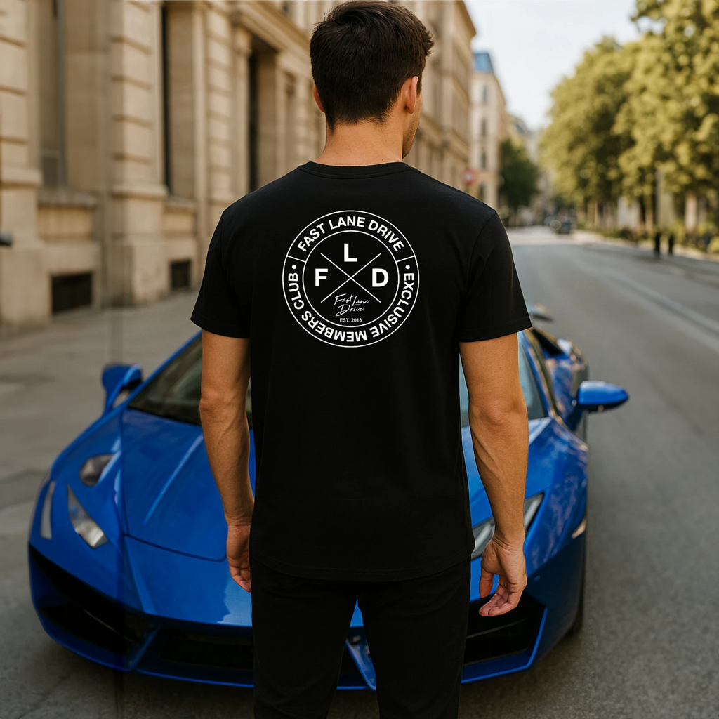 Fast Lane Drive Men's T-Shirt Exclusive Member Club