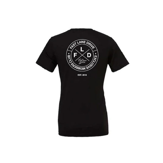 Fast Lane Drive Men's T-Shirt Exclusive Member Club Black