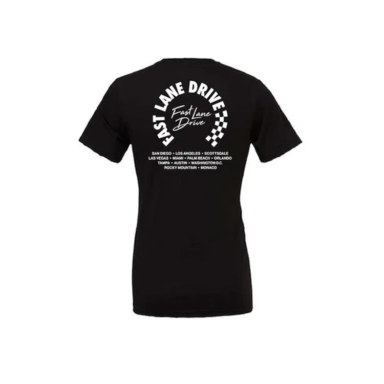 Fast Lane Drive Rally Men's T-Shirt Black