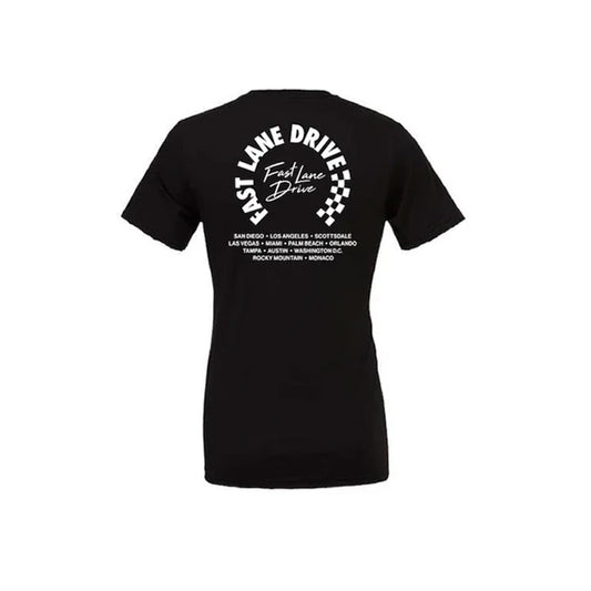 Fast Lane Drive Rally Men's T-Shirt Black