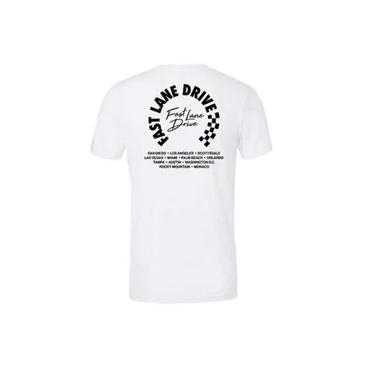 Fast Lane Drive Rally Men's T-Shirt White