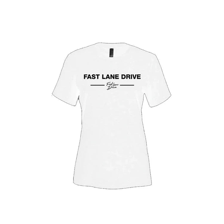 Fast Lane Drive Women's T-Shirt All Chapters White
