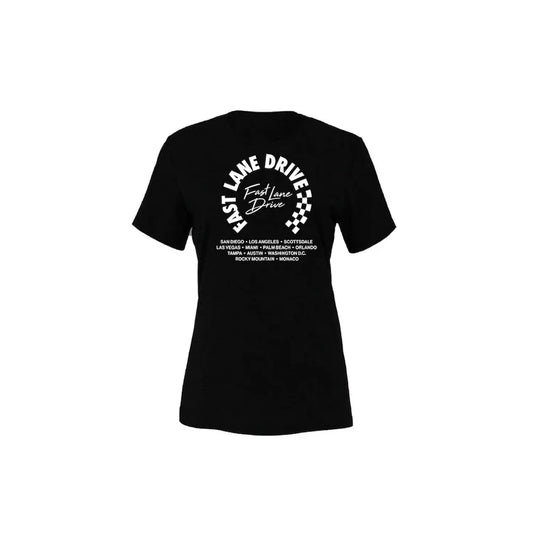 Fast Lane Drive Women's T-Shirt Rally Black