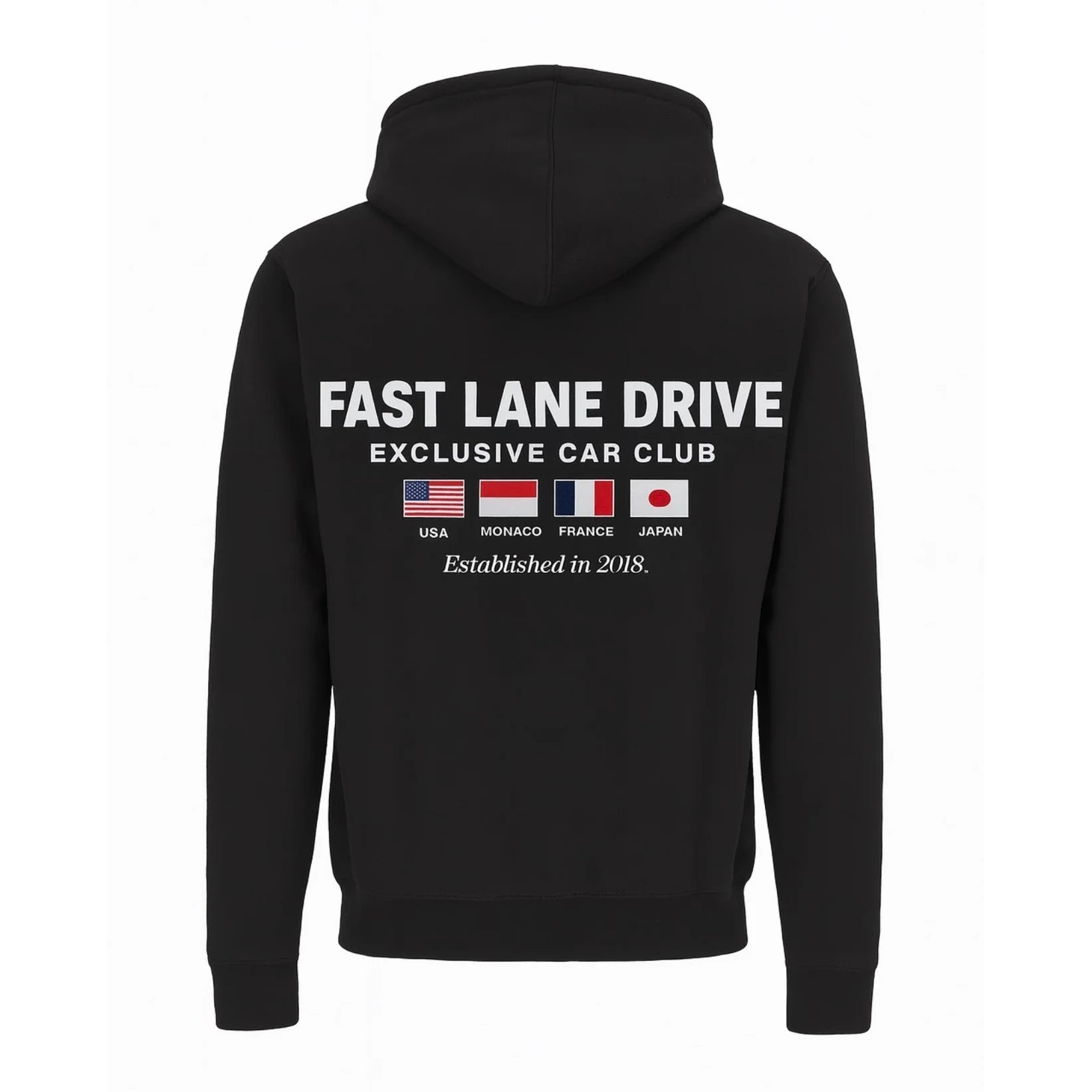 Fast Lane Hoodie Flags