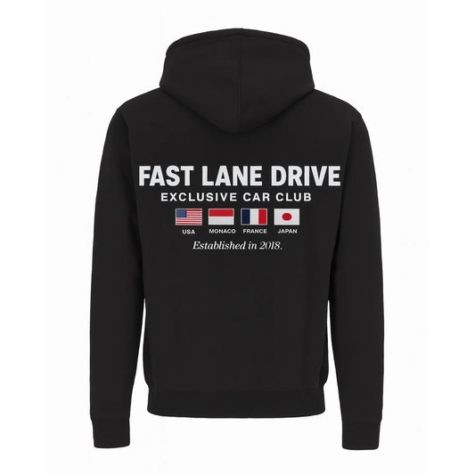 Fast Lane Hoodie Flags