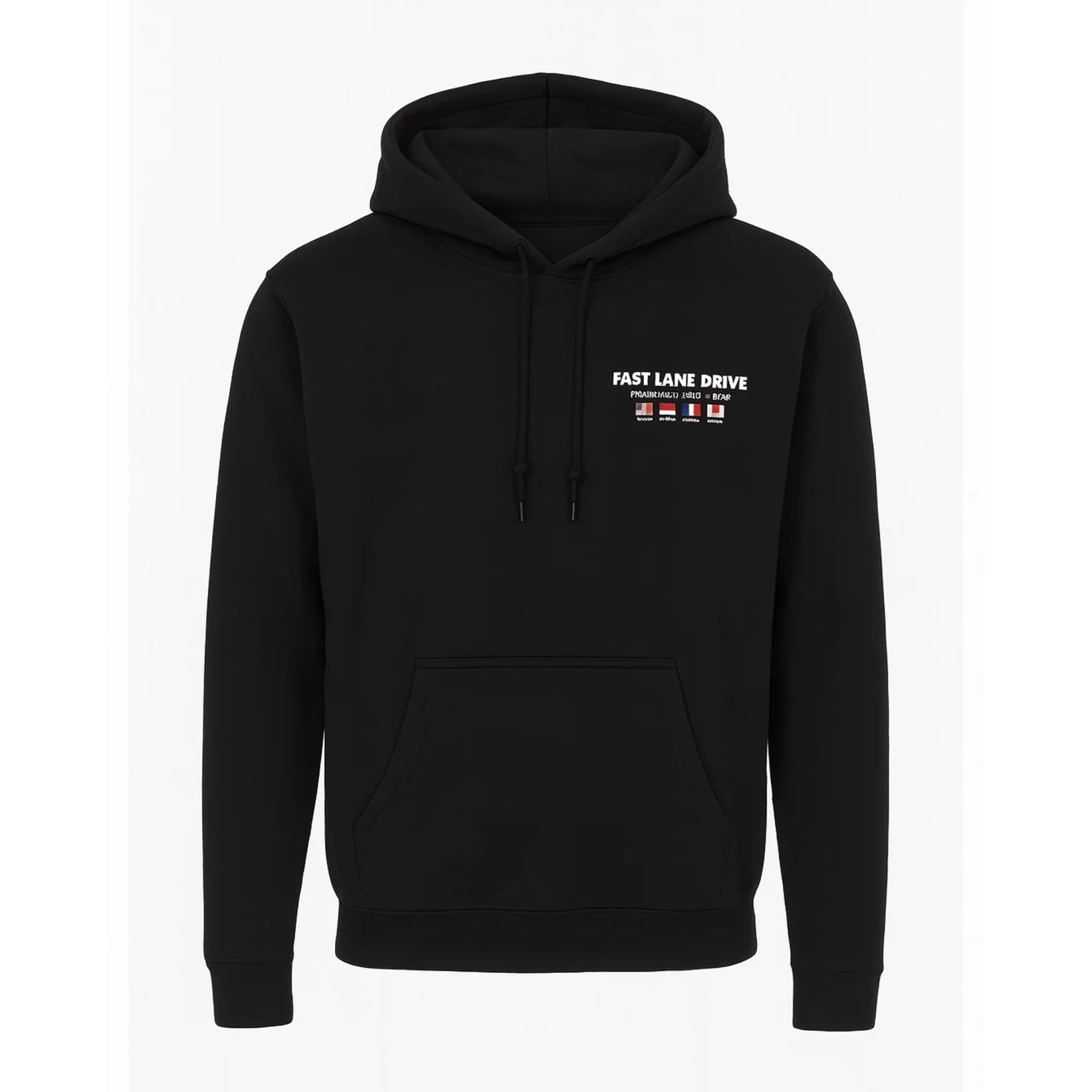 Fast Lane Hoodie Flags