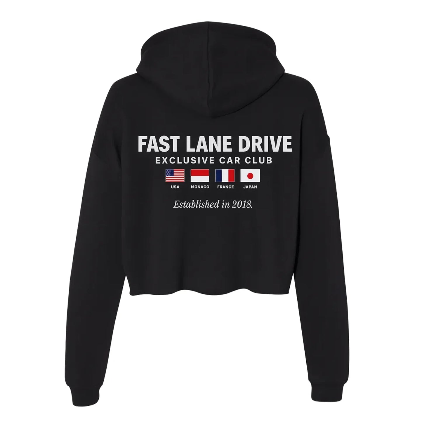 Fast Lane Hoodie Flags