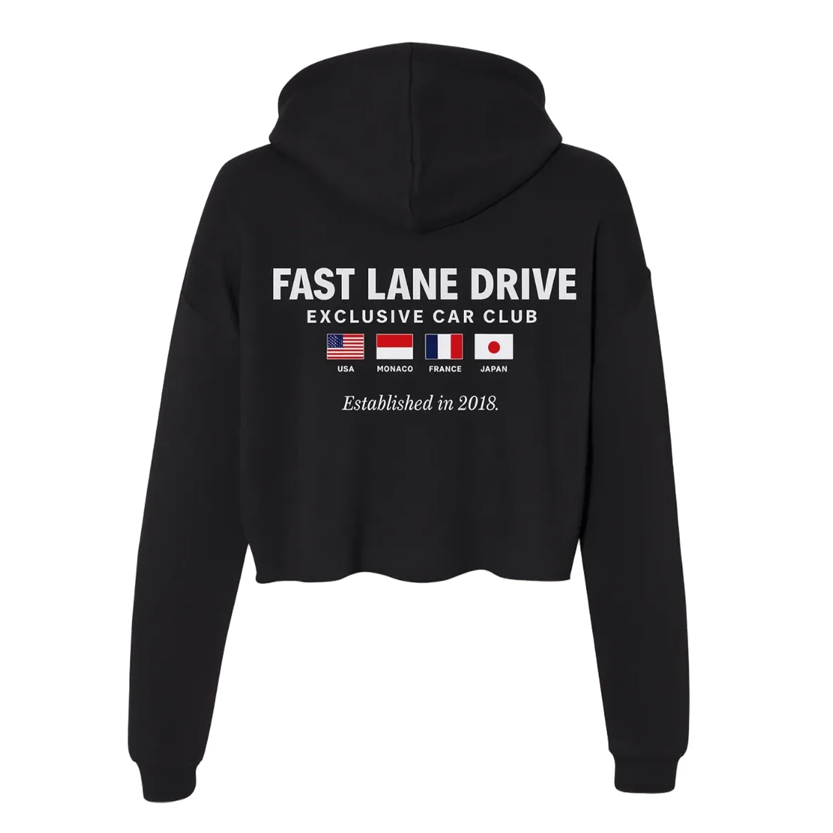 Fast Lane Hoodie Flags