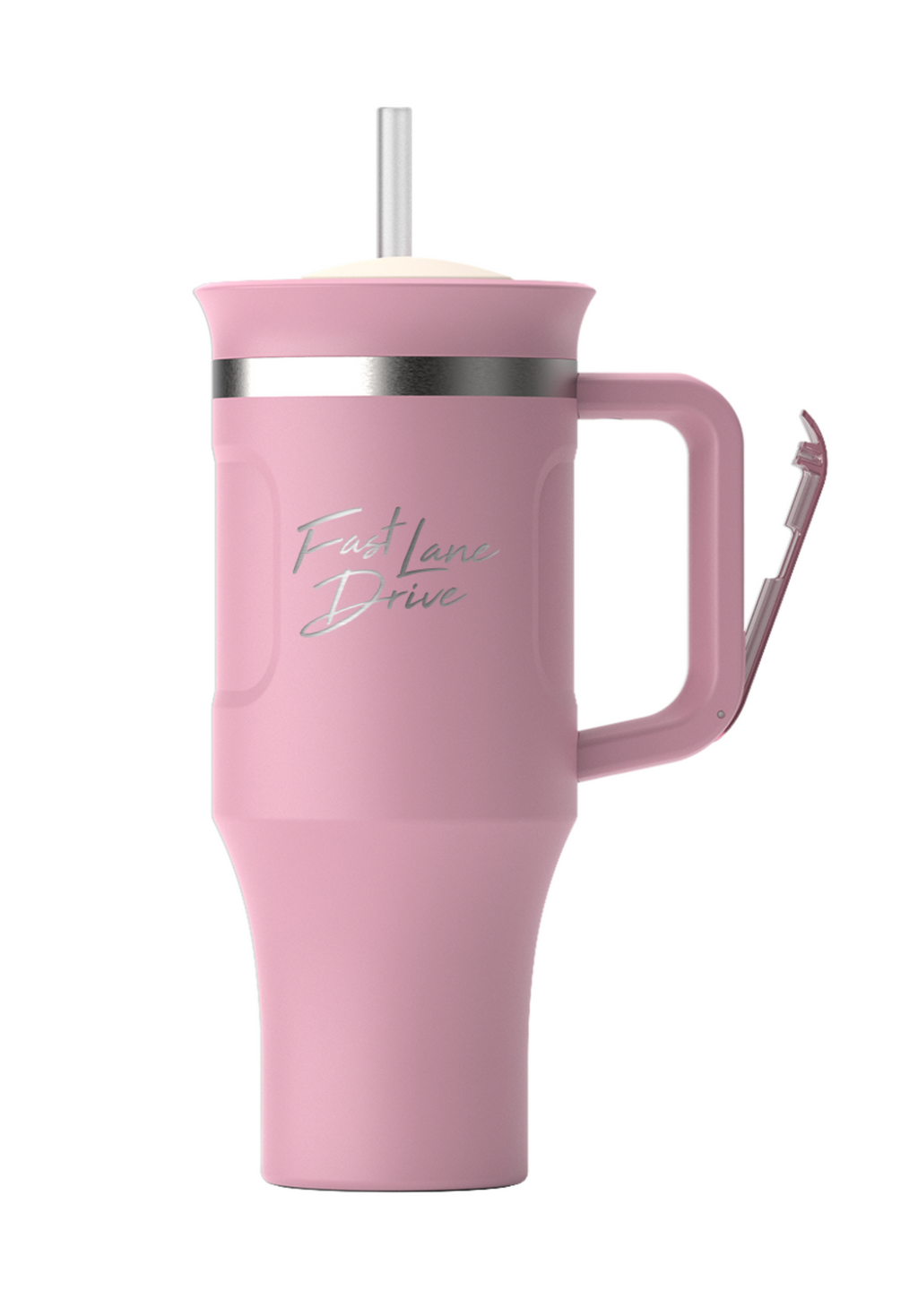 Fast Lane Drive Matte Tumbler with Straw Friendly (Wholesale)