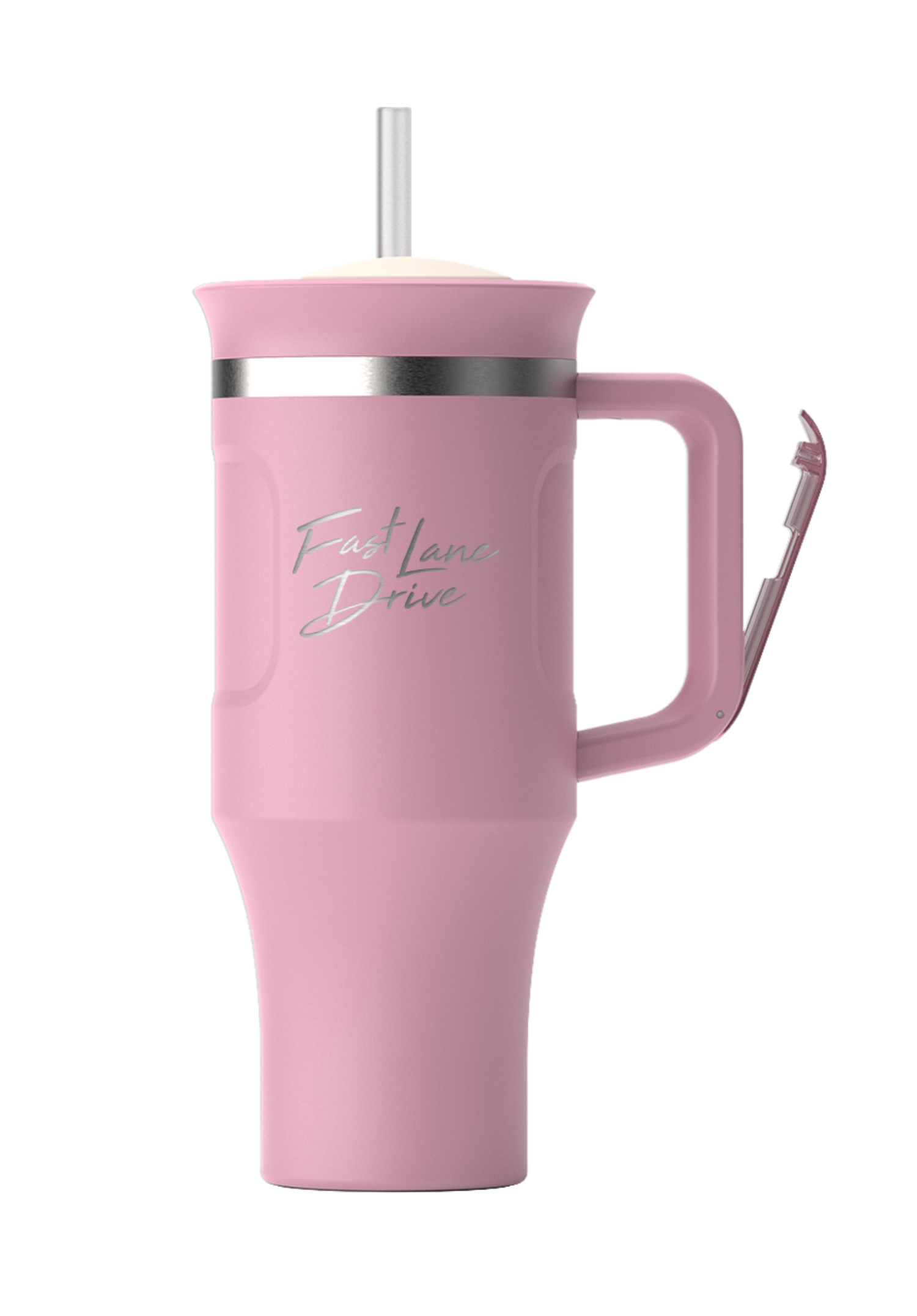 Fast Lane Drive Matte Tumbler with Straw Friendly (Wholesale)